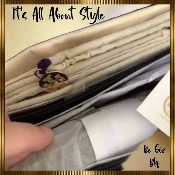 Tory Burch Authentic Kira Mixed Materials Embellished Unique Bag Limited Edition